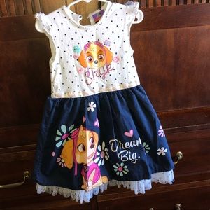 PAW PATROL, size 4-5, Skye tutu dress